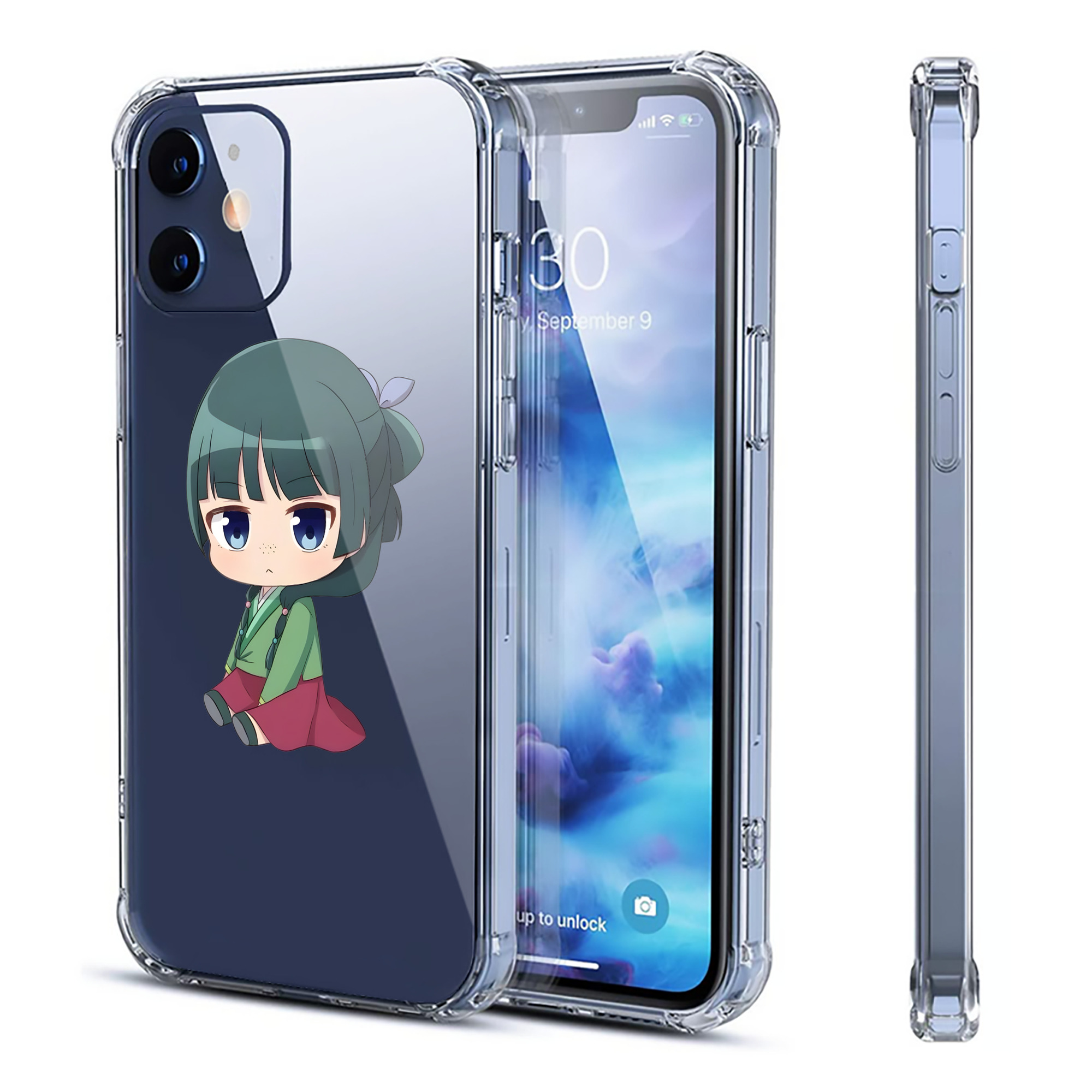 （画像用） 薬屋のひとりごと The Apothecary Diaries 【iPhone 12シリーズ対応】透明スマホケース（クリアソフトケース）
